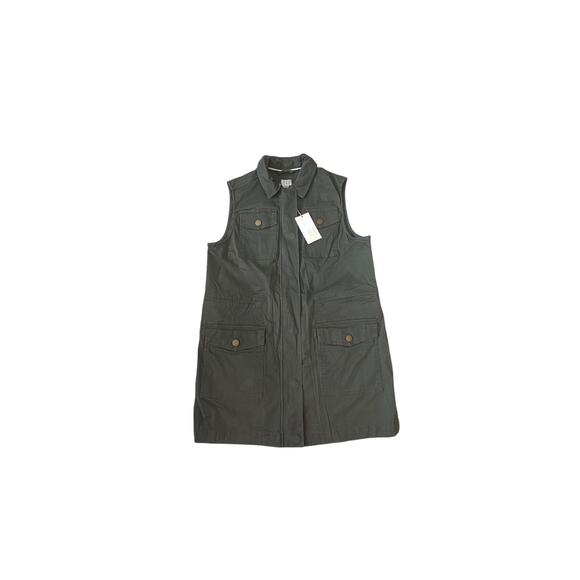 A New Day Small Green Utility Long Vest NWT - Picture 1 of 3